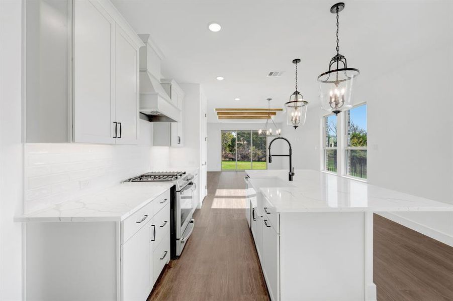 Furnished interior view inside a new home in Heath Golf & Yacht Villas, Heath (Image 10).