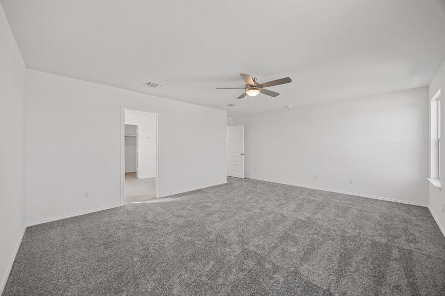 Spacious, unfurnished interior of a new home in Sonterra - Cool Water, Jarrell (Image 27).