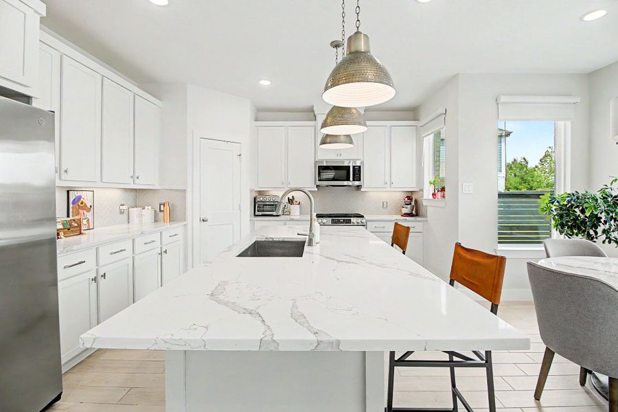 Furnished interior view inside a new home in , Cypress (Image 30).
