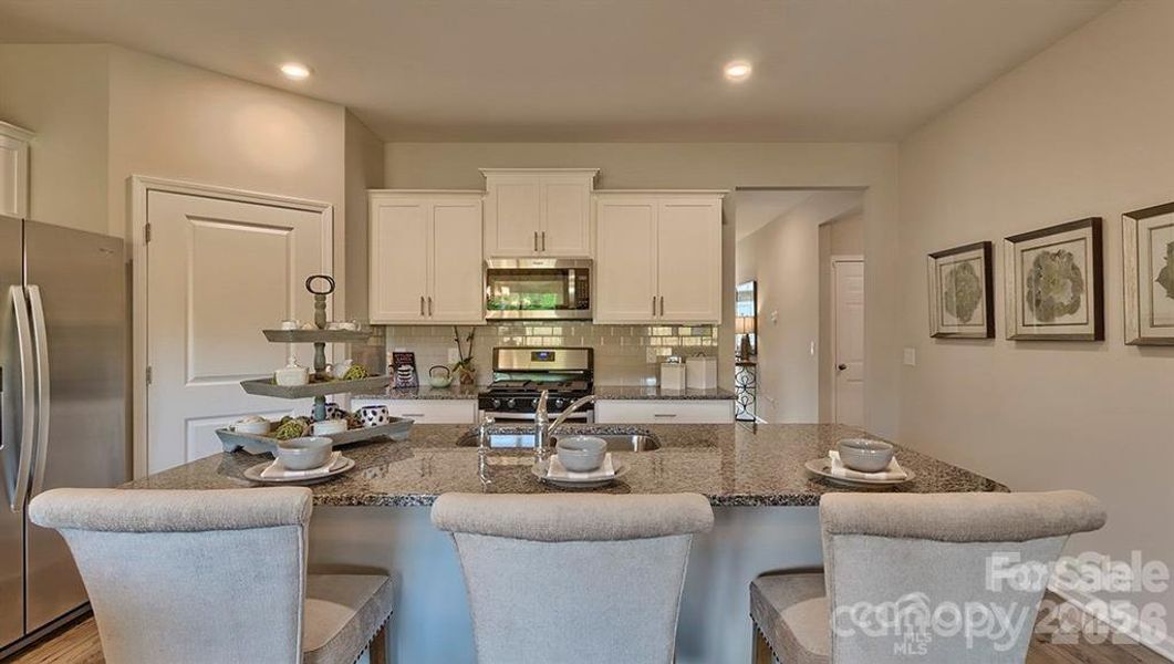 Furnished interior view inside a new home in Clark Creek Landing, Lincolnton (Image 12).
