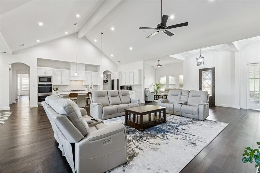 Furnished interior view inside a new home in Lakeview Downs, Lucas (Image 9). Furnished interior view inside a new home in Lakeview Downs, Lucas (Image 9).