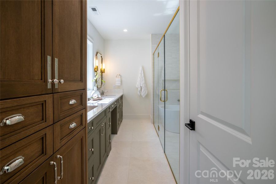 Furnished interior view inside a new home in , Charlotte (Image 15).