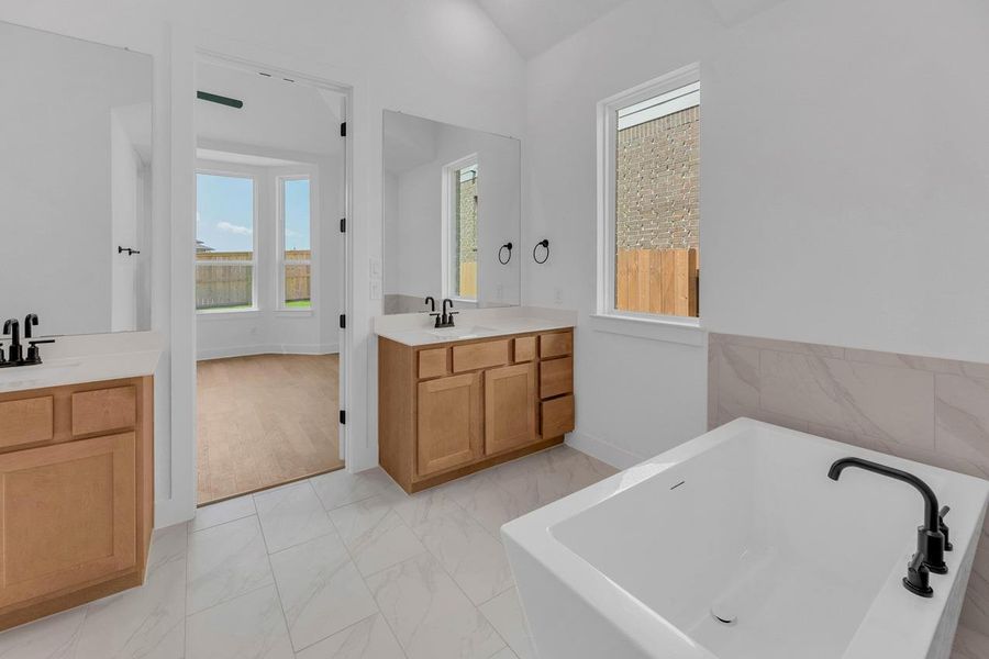 Furnished interior view inside a new home in Flora, Hutto (Image 10).