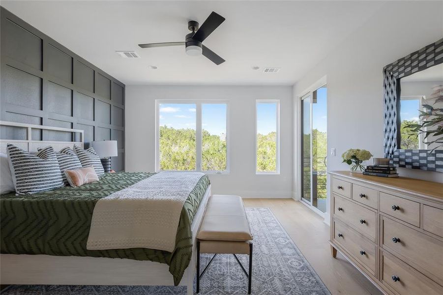 Furnished interior view inside a new home in , Austin (Image 13).