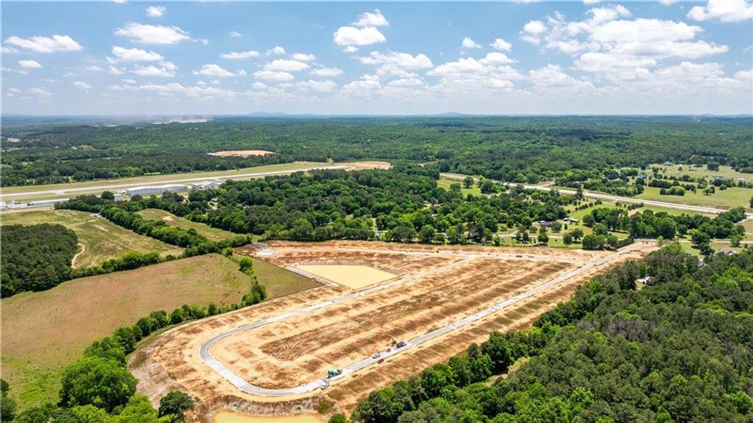 Site preparation for new homesites in Greene Farm, Cartersville (Image 37).