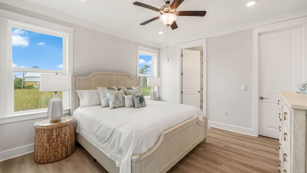 Furnished interior view inside a new home in Redfish Cove at Cape San Blas, Port Saint Joe (Image 5).