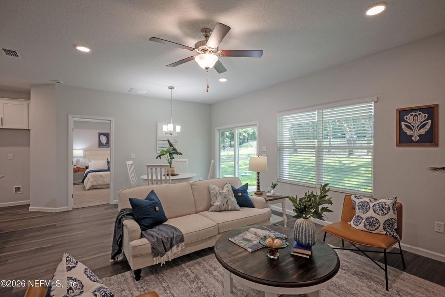 Furnished interior view inside a new home in , Jacksonville (Image 19).