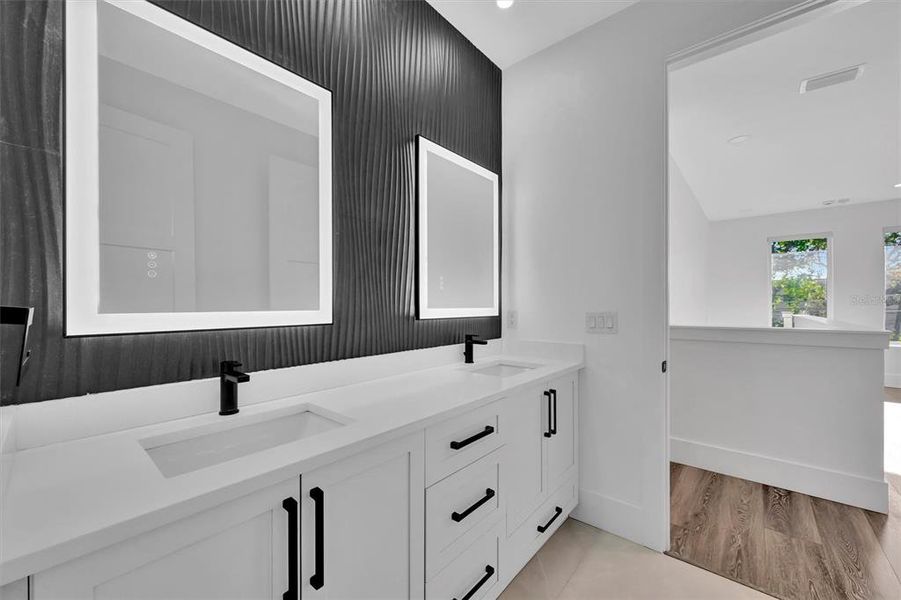 Furnished interior view inside a new home in , Sarasota (Image 8).