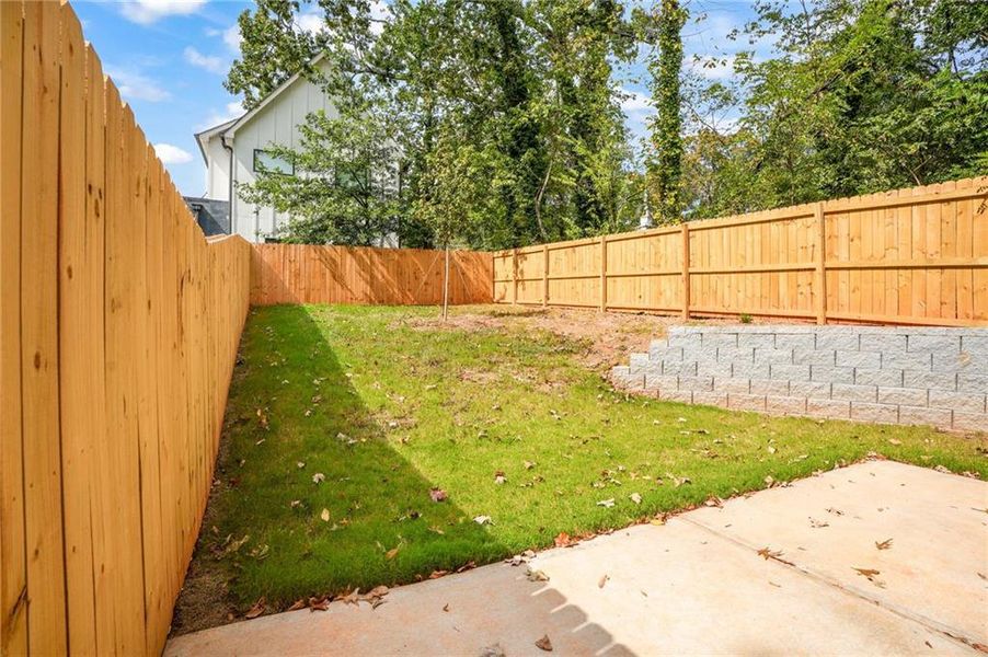Exterior details and patio area of a home in , Atlanta (Image 4).
