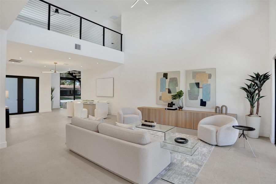 Furnished interior view inside a new home in , Lighthouse Point (Image 18).