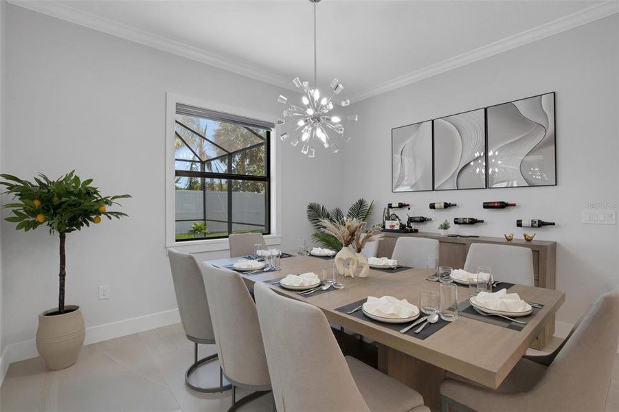 Furnished interior view inside a new home in , Nokomis (Image 12).