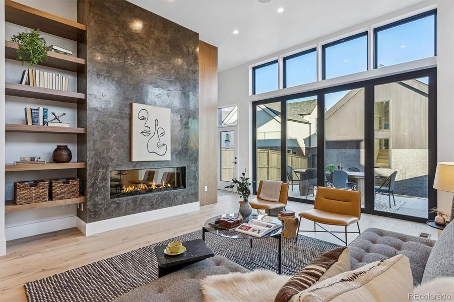 Furnished interior view inside a new home in , Denver (Image 40).