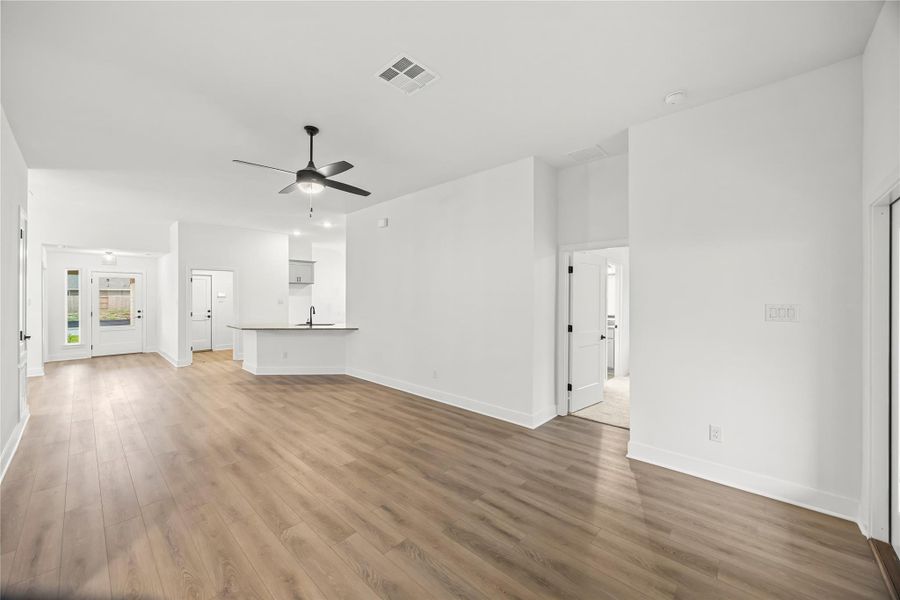 Spacious, unfurnished interior of a new home in River Ranch Trails, Dayton (Image 12). Spacious, unfurnished interior of a new home in River Ranch Trails, Dayton (Image 12).