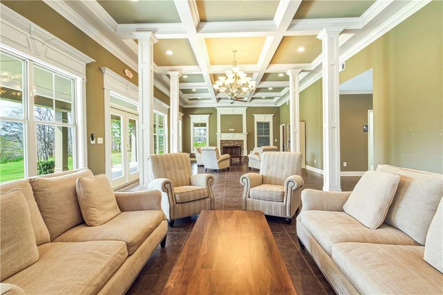 Furnished interior view inside a new home in , Blairsville (Image 65).