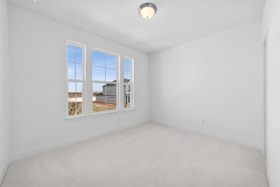Representative unfurnished interior of a home built from the Adonia by Landon Homes in Fields - East Village, Frisco (Image 21). Representative unfurnished interior of a home built from the Adonia by Landon Homes in Fields - East Village, Frisco (Image 21).