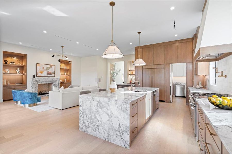 Furnished interior view inside a new home in , Dallas (Image 10).