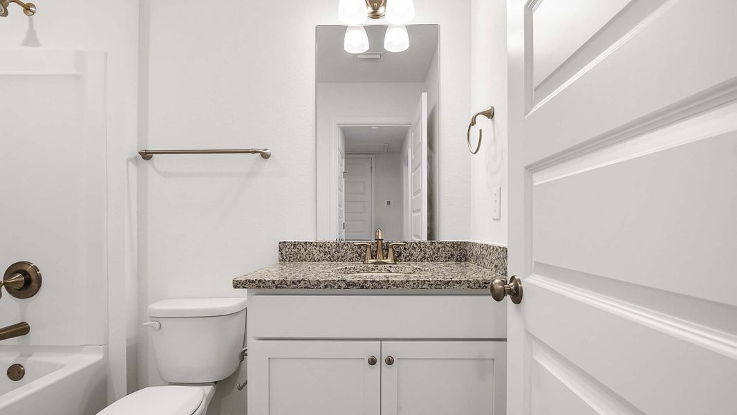 Furnished interior view inside a new home in Hawks Landing Townhomes, Santa Rosa Beach (Image 12).