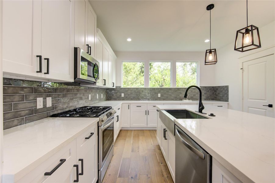 Furnished interior view inside a new home in , Houston (Image 13).