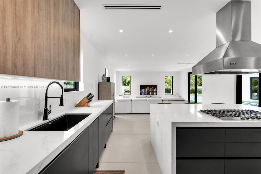 Furnished interior view inside a new home in , Miami (Image 6).