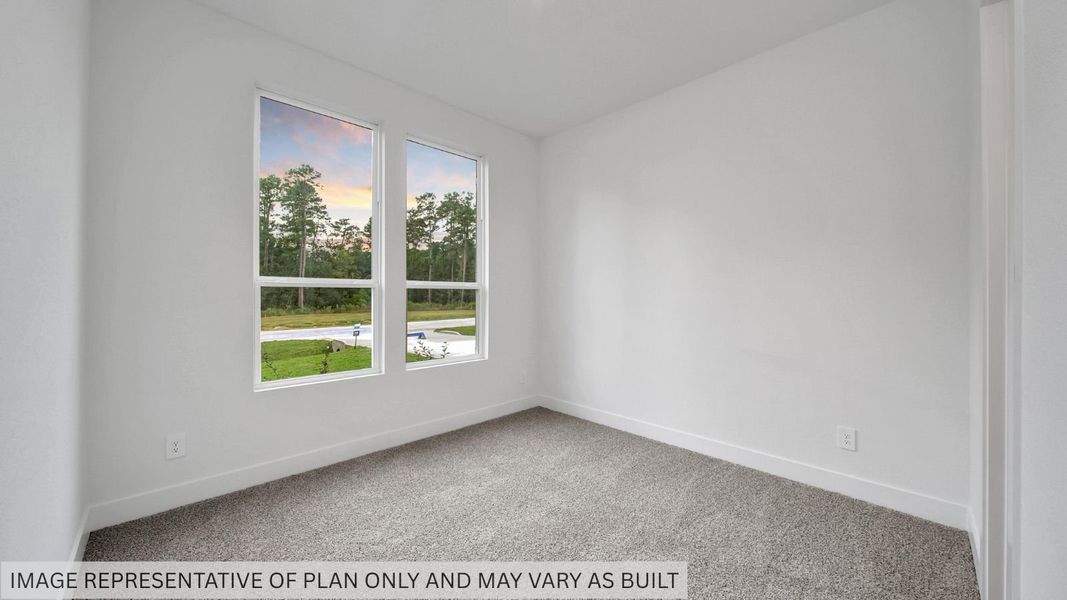 Representative unfurnished interior of a home built from the Portifino by D.R. Horton in Butlers Bend Estates, Pinehurst (Image 43).