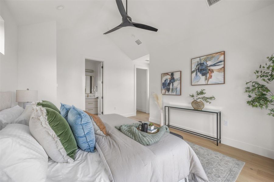 Furnished interior view inside a new home in , Austin (Image 25).
