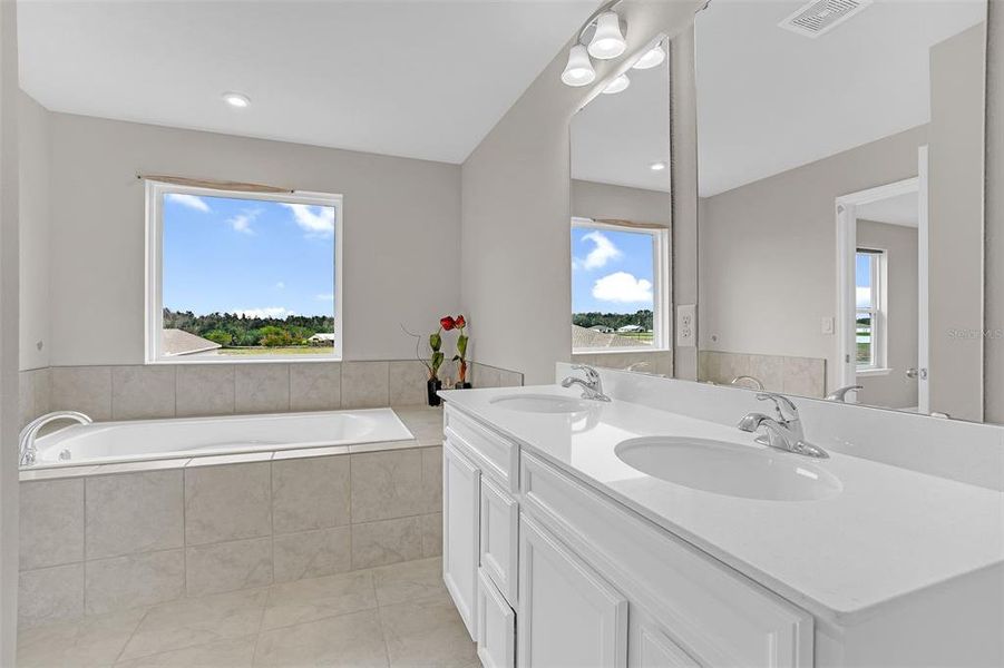 Furnished interior view inside a new home in , St. Cloud (Image 30). Furnished interior view inside a new home in , St. Cloud (Image 30).