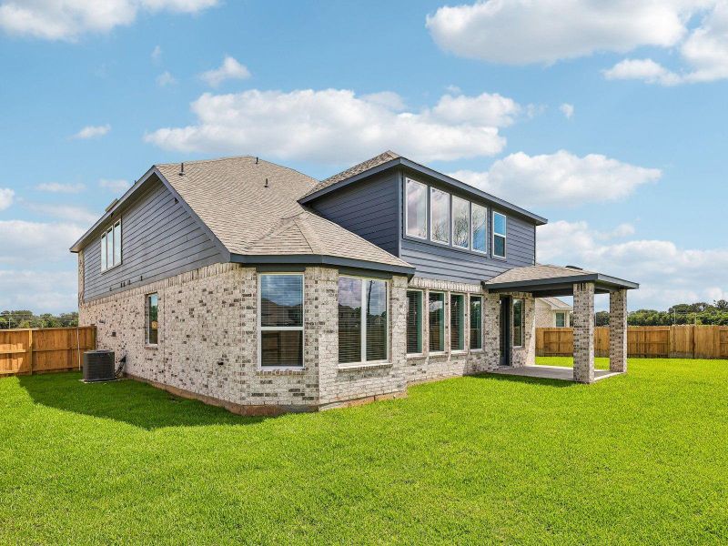 Exterior details and patio area of a home in Kingdom Heights, Rosenberg (Image 24).