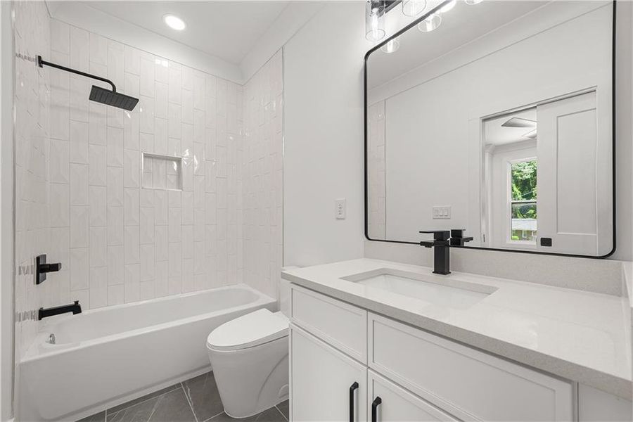 Furnished interior view inside a new home in , Atlanta (Image 33). Furnished interior view inside a new home in , Atlanta (Image 33).