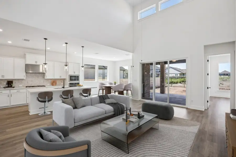 Furnished interior view inside a new home in Easton Park, Austin (Image 7).
