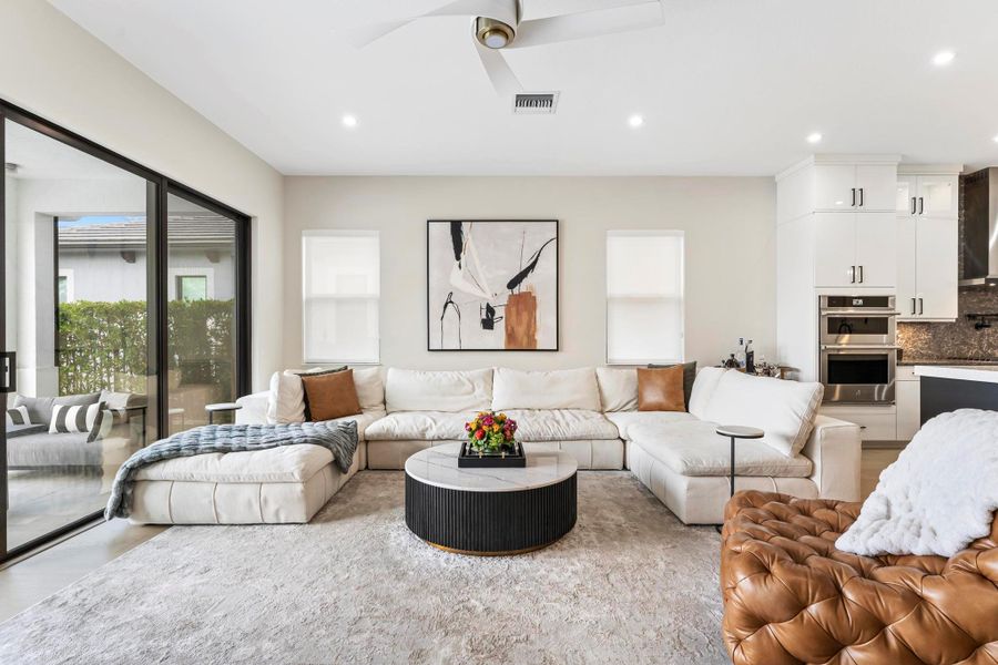 Furnished interior view inside a new home in , Palm Beach Gardens (Image 32).