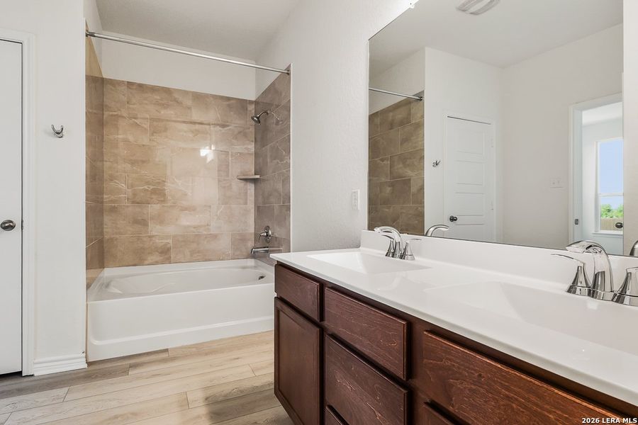 Furnished interior view inside a new home in Woodside Farms, Seguin (Image 4).