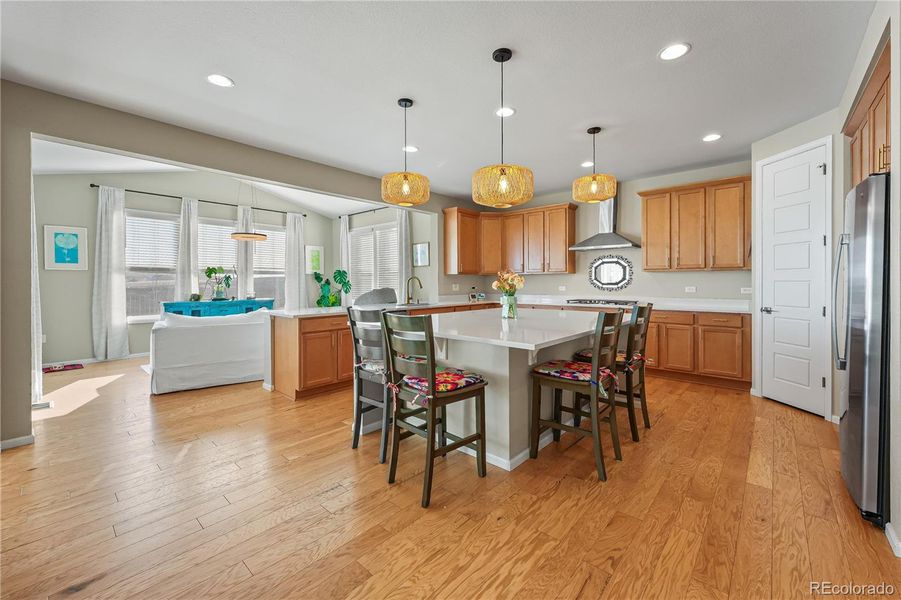 Kitchen: Main Gourmet kitchen with ample counters