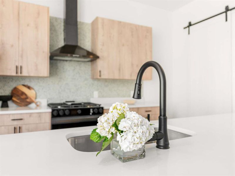 Close-up of interior finishes inside a home in , Dallas (Image 20).