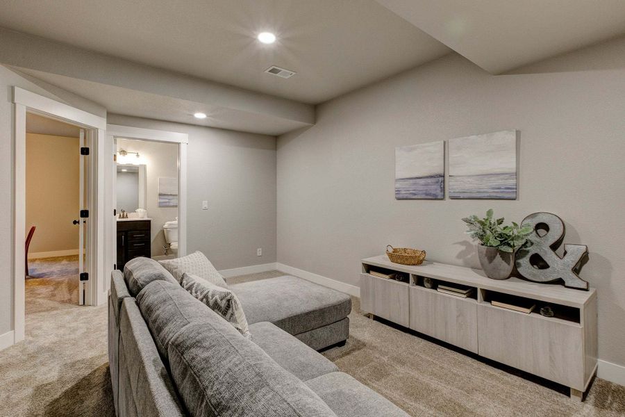 Optional Finished Basement - Not Actual Home - Finishes May Vary