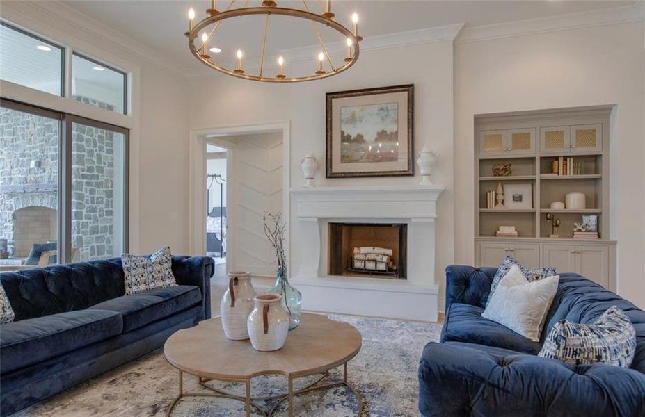 Furnished interior view inside a new home in , Canton (Image 15).