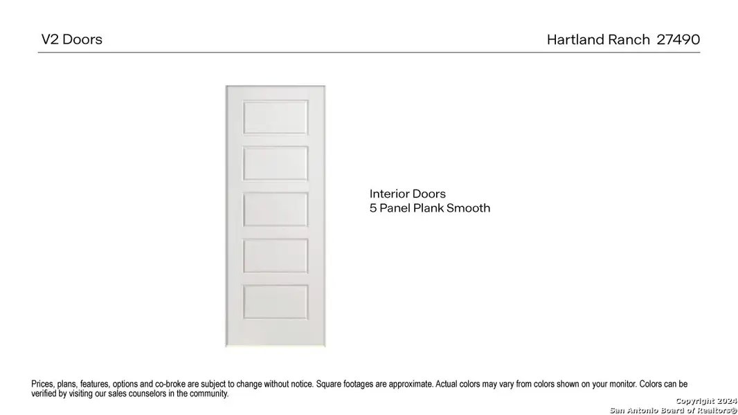 Sample of building materials used in homes in Hartland Ranch, Lockhart (Image 28).