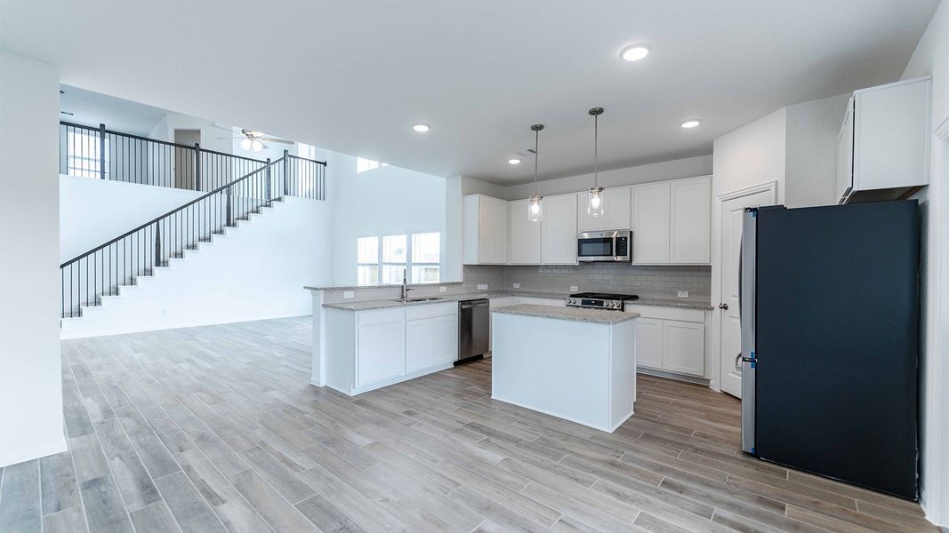 Furnished interior view inside a new home in Colony at Pinehurst, Pinehurst (Image 6).