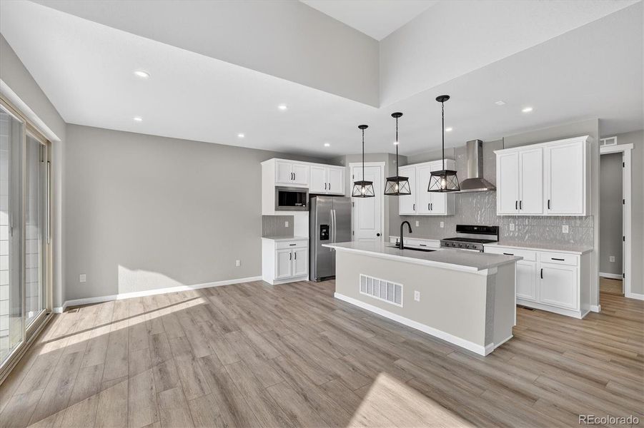 Furnished interior view inside a new home in Deer Creek, Littleton (Image 28).