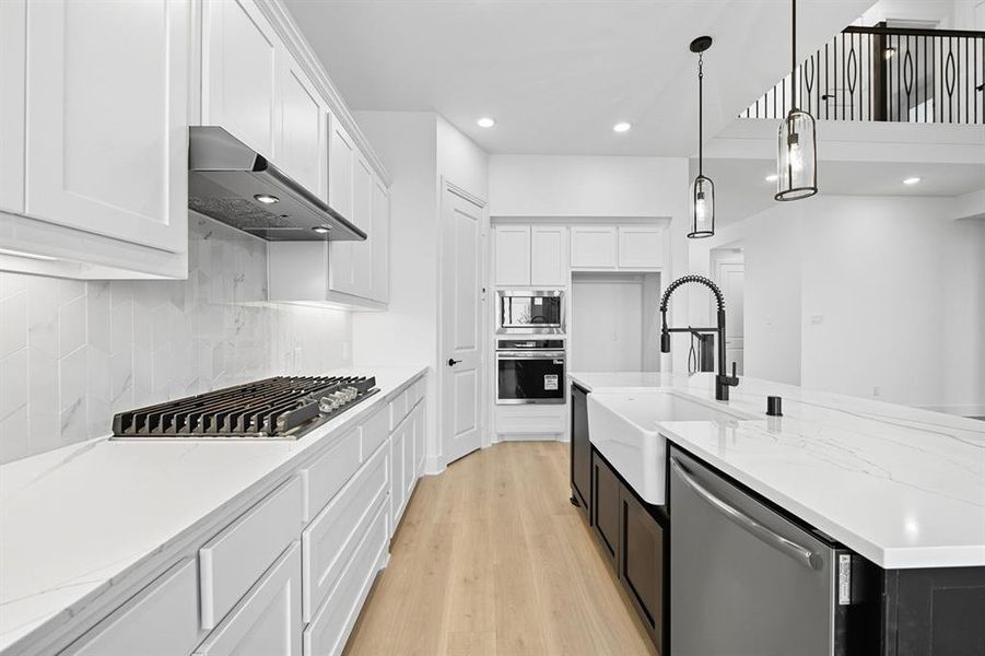 Furnished interior view inside a new home in Pecan Square: 50ft. lots, Northlake (Image 12). Furnished interior view inside a new home in Pecan Square: 50ft. lots, Northlake (Image 12).