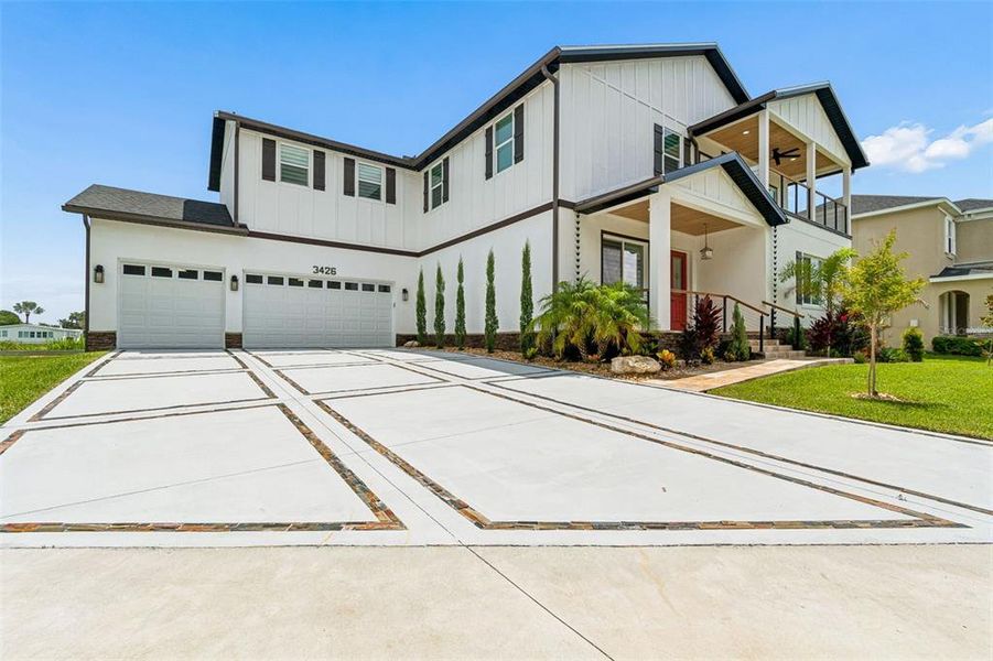 Front exterior of a new home in , Safety Harbor, FL, highlighting curb appeal (Image 35). Front exterior of a new home in , Safety Harbor, FL, highlighting curb appeal (Image 35).