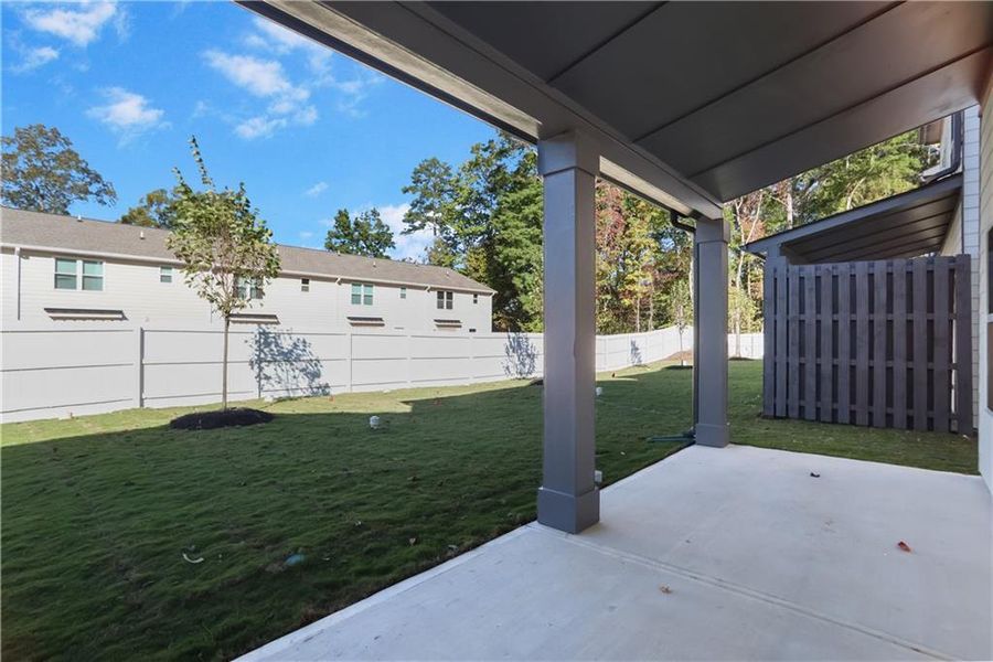 Exterior details and patio area of a home in , Cleveland (Image 22).