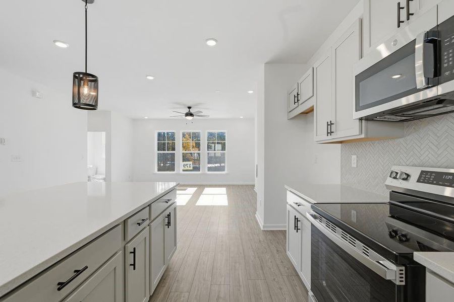 Furnished interior view inside a new home in Chandler Run, Tucker (Image 12). Furnished interior view inside a new home in Chandler Run, Tucker (Image 12).