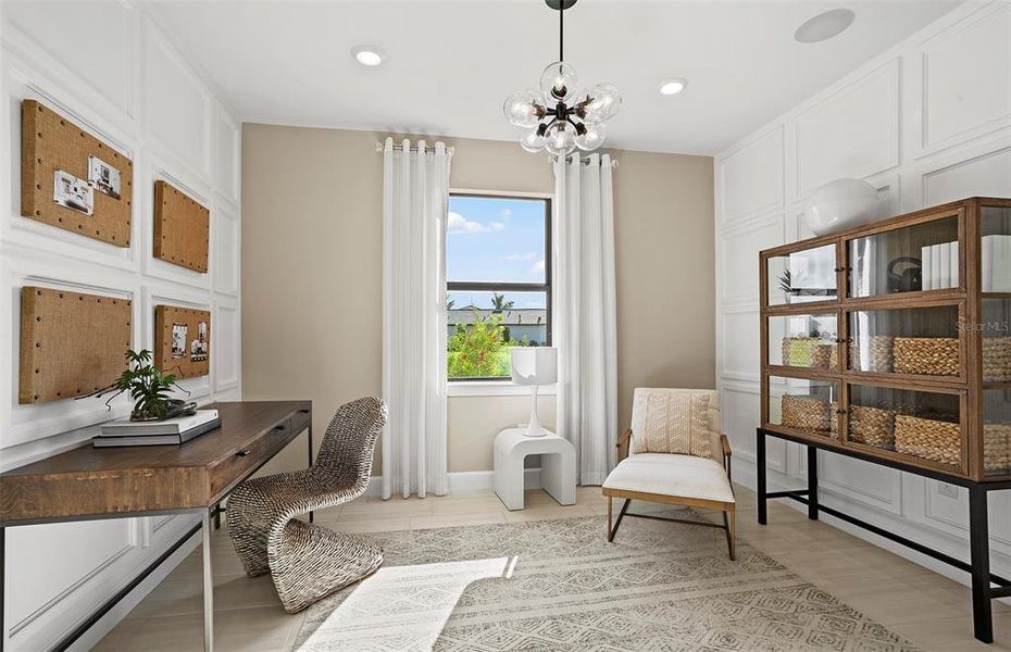 Furnished interior view inside a new home in Talon Preserve on Palmer Ranch, Nokomis (Image 4). Furnished interior view inside a new home in Talon Preserve on Palmer Ranch, Nokomis (Image 4).