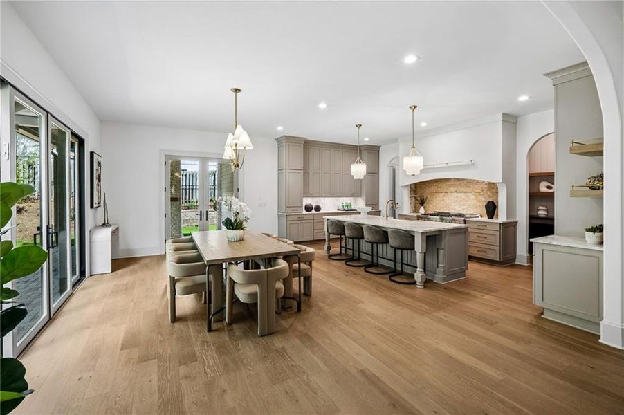 Furnished interior view inside a new home in , Atlanta (Image 7).