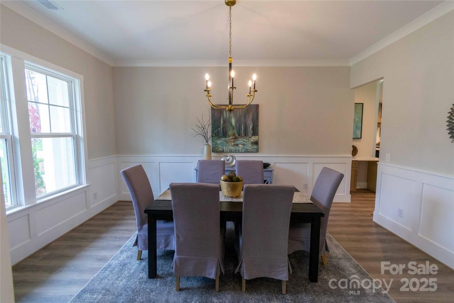 Furnished interior view inside a new home in , Matthews (Image 9). Furnished interior view inside a new home in , Matthews (Image 9).