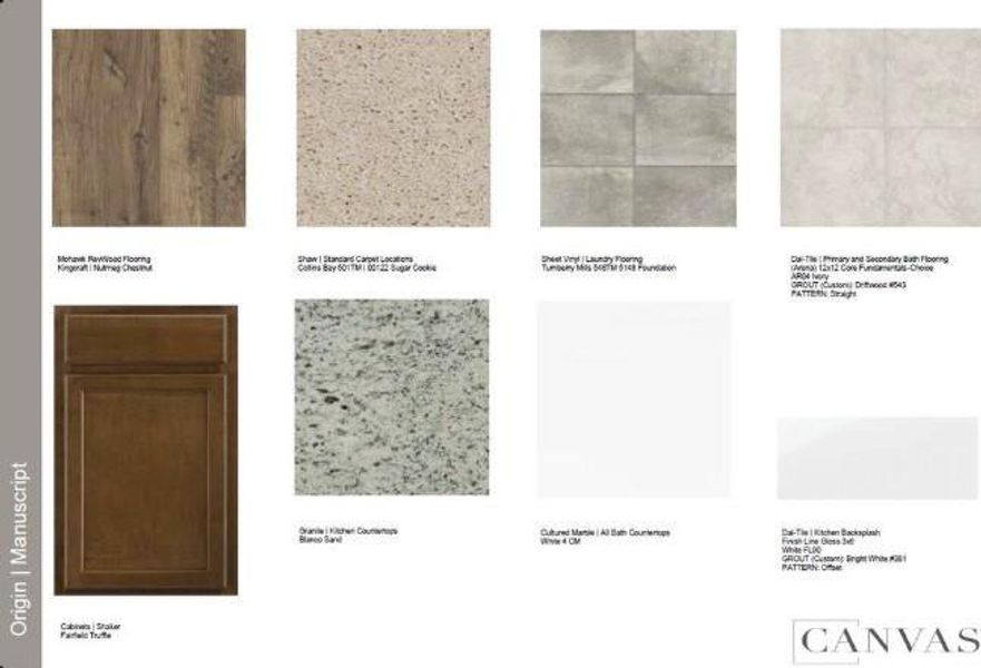 Sample of building materials used in homes in Chandler Run, Tucker (Image 24).