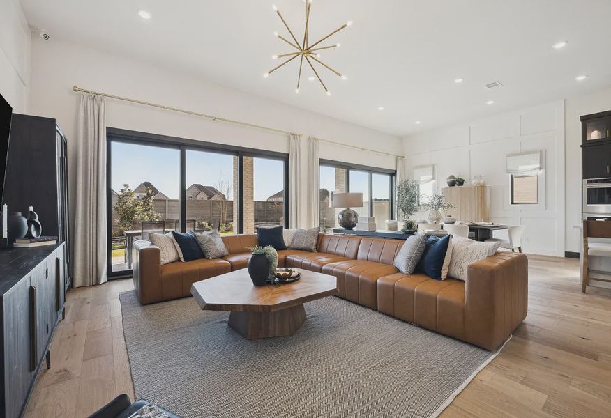 Plan 5029 Great Room - Staged - 5 of 19