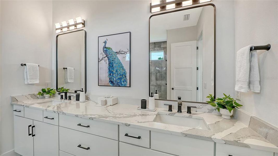 Furnished interior view inside a new home in , Sarasota (Image 55).