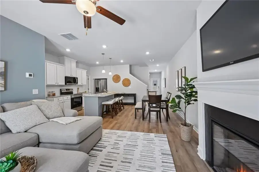 Furnished interior view inside a new home in , Lithonia (Image 5).