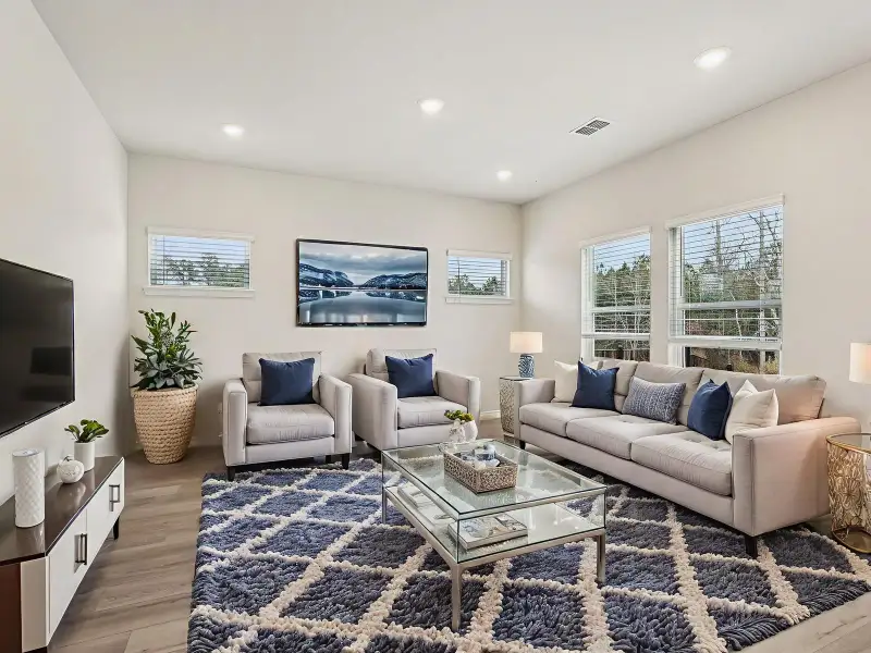 Furnished interior view inside a new home in Harmony Manor, Fairburn (Image 3).